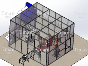 焊縫自動(dòng)打磨工作站