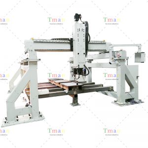 五軸鉆孔銑削機械手