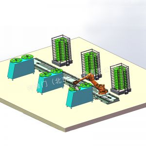 機器人第七軸應(yīng)用機器人上下料系統(tǒng)