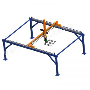 桁架機械手設計方案之窯車裝卸機械手