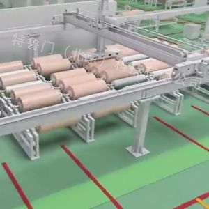 大行程銅箔卷搬運(yùn)機(jī)械手 載荷3000kg 可定制