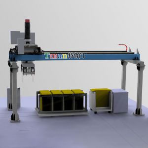 陽(yáng)極板轉(zhuǎn)運(yùn)裝車桁架機(jī)械手 載荷5500kg 可定制